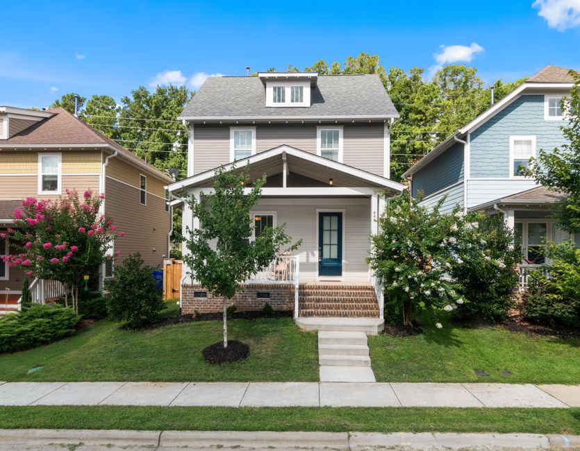 Vinyl siding installation on residential house exterior